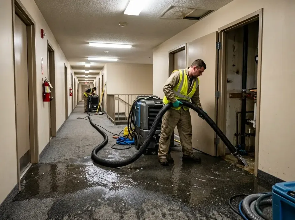 multi-unit-apartment-hallway-f-005 — frequently asked questions, Emergency Burst Pipe Water Extraction & Removal in West Sac…